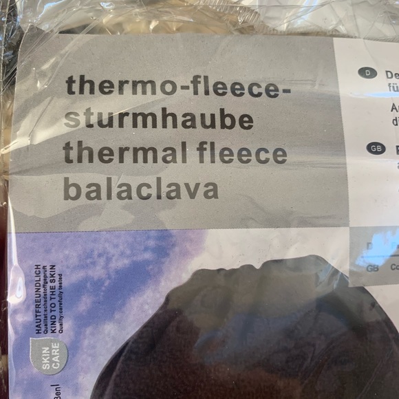 2 one SZ Men’s thermal fleece ski masks NEW, one w airflow filter for warmth. - Picture 7 of 13